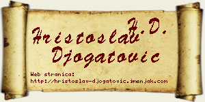 Hristoslav Đogatović vizit kartica